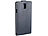 Xcase Stilvolle Klapp-Schutztasche für Samsung Galaxy S4 mini, schwarz Xcase Schutzhüllen (Samsung)