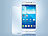 Somikon Displayschutz für Samsung Galaxy S4 gehärtetes Echtglas, 9H Somikon Echtglas Displayschutz für Samsung
