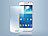Somikon Displayschutz Samsung Galaxy S4mini gehärtetes Echtglas, 9H Somikon Echtglas Displayschutz für Samsung