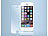 Somikon Displayschutz für Apple iPhone 6, 6s, gehärtetes Echtglas (9H), 3 mm Somikon Echtglas Displayschutz (iPhone 6/6s)