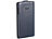 Xcase Stilvolle Klapp-Schutztasche für Samsung Galaxy S4, schwarz Xcase Schutzhüllen (Samsung)