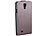 Xcase Stilvolle Klapp-Schutztasche für Samsung Galaxy S4 mini, braun Xcase Schutzhüllen (Samsung)