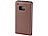 Xcase Stilvolle Klapp-Schutztasche für HTC ONE (M9), braun