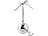 Callstel Christbaumkugel-Lautsprecher mit Bluetooth, silbern Callstel Bluetooth Lautsprecher Weihnachtskugeln mit Freisprecher