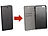 Carlo Milano Echtleder-Schutztasche, Standfunktion iPhone 6 Plus & 6s Plus, schwarz Carlo Milano Echtleder Schutzhüllen mit Aufstellfunktion (iPhone 6 plus)