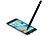 Callstel Aktiver Touchscreen-Eingabestift mit integr. Akku, auch für iPad Pro Callstel