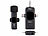 Callstel Mini-Funkmikrofon-Set für USB-C-Geräte, 2,4 GHz, 48 kHz Stereo, 10 m Callstel 2,4-GHz-Funkmikrofon-Sets mit Empfänger für USB-C-Anschluss