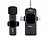 Callstel Mini-Funkmikrofon-Set für USB-C-Geräte, 2,4 GHz, 48 kHz Stereo, 10 m Callstel 2,4-GHz-Funkmikrofon-Sets mit Empfänger für USB-C-Anschluss