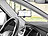 Lescars Kfz-Saugnapf-Smartphone-Halterung für Frontscheibe & Armaturenbrett Lescars