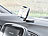Lescars Kfz-Saugnapf-Smartphone-Halterung für Frontscheibe & Armaturenbrett Lescars