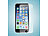 Somikon Displayschutz für iPhone 7 Plus, gehärtetes Echtglas 9H Somikon Echtglas-Displayschutze (iPhones 7)