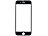 Somikon Randloses Display-Schutzglas für iPhone 6/6s, Premium-3D-Hartglas 9H Somikon Echtglas Displayschutz (iPhone 6/6s)