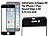 Somikon Display-Schutzglas für iPhone 7 Plus, Premium-3D-Hartglas 9H, schwarz Somikon Echtglas-Displayschutz (iPhone 7 Plus)