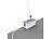 Callstel Kabelbox groß, 40x15,5x16,5 cm, Ladesteckplatz im Deckel, weiß/grau Callstel Kabelboxen mit Ladesteckplätze für Mobilgeräte