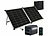 revolt Tragbare Powerstation & Solar-Generator 1.229 Wh, USV, 240-W-Panel revolt 2in1-Solar-Generator & Powerbank mit Notstrom-Funktion und externer Solarzelle 