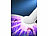 Exbuster 2in1-Akku-Insektenvernichter & Fliegenklatsche mit UV-LEDs, klappbar Exbuster 2in1-Akku-Insektenvernichter und Fliegenklatschen