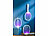 Exbuster 2in1-Akku-Insektenvernichter & Fliegenklatsche mit UV-LEDs, klappbar Exbuster 2in1-Akku-Insektenvernichter und Fliegenklatschen