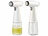 Rosenstein & Söhne 2er-Set Akku-Nebel-Sprühflasche, Öl & Essig, 180 ml, Echtglas, USB-C Rosenstein & Söhne Essig- & Öl-Pumpsprüher mit Akku