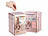 infactory 2er-Set Elektrische Kinder-Spardose, in Tresor-Form, Zahlencode, rosa infactory Elektrische Tresor-Spardosen 