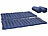 Semptec Urban Survival Technology 2er-Set Weiche XL-Feldbettauflage 190 x 68 cm, dunkelblau, waschbar Semptec Urban Survival Technology Feldbettauflagen, breit 