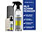 PEARL Bildschirm-Reinigungs-Set, 2 Sprays, 610vm, Mikrofasertuch, Poliertuch PEARL Bildschirm-Reinigungs-Sets mit Sprays, Mikrofasertücher, Poliertücher