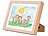 Your Design 4er-Set Bilderrahmen A4 mit Fach für 150 Kinderzeichnungen, Holz-Optik Your Design Bilderrahmen mit aufklappbarem Fach für Kinderzeichnungen