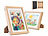 Your Design 4er-Set Bilderrahmen A4 mit Fach für 150 Kinderzeichnungen, Holz-Optik Your Design Bilderrahmen mit aufklappbarem Fach für Kinderzeichnungen
