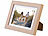 Your Design 3er-Set Bilderrahmen, robustes Acrylglas, 10 x 15 cm, A6, Eiche hell Your Design Bilderrahmen mit robustem Plexiglas 