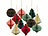 Britesta 12er-Set Weihnachts-Deko zum Aufhängen, 3D-Ornamente aus Papier Britesta Weihnachts-Dekos zum Aufhängen, 3D-Ornamente aus Papier 