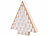 infactory Adventskalender "Baum" zum Befüllen, wiederverwendbar, Holz infactory Adventskalender zum Befüllen, Holz
