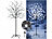 Lunartec Solar-LED-Deko-Kirschbaum mit 152 beleuchteten Blüten, 150 cm, IP44 Lunartec Solar-LED-Deko-Kirschbaum, spritzwassergeschützt