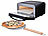 Cucina di Modena Elektrischer Pizzaofen mit Pizzastein, 400 °C, 1.700 W, Pizzaschieber Cucina di Modena 
