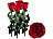 St. Leonhard 4er-Set Rosen für die Ewigkeit "rot" mit Stiel, 3 - 5 Jahre haltbar St. Leonhard Infinity-Rosen 