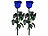 St. Leonhard 2er-Set Infinity-Rosen "blau" mit Stiel, 3 - 5 Jahre haltbar, 28 x 5cm St. Leonhard Infinity-Rosen