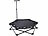 Speeron Klappbares Fitness-Trampolin für Erwachsene, Halte-Griff, 106 cm Ø Speeron Klappbare Fitness-Trampoline mit Halte-Griffen 