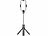 Somikon Mini 2in1-Smartphone-Stativ & Selfie-Stick, BT-Fernauslöser, 24-67cm Somikon Selfie-Sticks und Smartphone-Stative