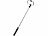 Somikon Mini 2in1-Smartphone-Stativ & Selfie-Stick, BT-Fernauslöser, 24-67cm Somikon Selfie-Sticks und Smartphone-Stative