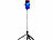 Somikon Smartphone-Selfie-Stativ, 2 LED-Lichter, bis 170 cm, BT-Fernauslöser Somikon Smartphone-Selfie-Stative mit 2 LED-Lichtern und Bluetooth-Fernauslösern
