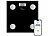 newgen medicals 17in1-Körperanalysewaage aus Glas, BT, App für iOS & Android, 180 kg newgen medicals Körperanalysewaagen mit App, kompatibel zu Apple Health und Google Fit