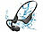 auvisio Wasserdichter Knochenschall-Kopfhörer, Bluetooth 5.4, MP3, 32 GB, IP68 auvisio  