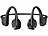 auvisio Knochenschall-Kopfhörer, Bluetooth 5.4, wasserfest, Open Ear, IP56 auvisio Wasser- und schweißfeste Knochenschall-Kopfhörer mit Bluetooth und Freisprech-Funktion 
