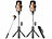 Somikon 2er-Set ultrakompakte 2in1-Smartphone-Stative & Selfie-Sticks Somikon Selfie-Sticks und Smartphone-Stative 