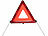 Lescars 5er-Set Kfz-Warndreieck, Notfalldreieck, reflektierend, klappbar, rot Lescars Kfz-Warndreiecke, Notfalldreiecke, reflektierende, klappbare