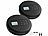 auvisio 2er-Set tragbare CD-Player mit Akku, Lautsprecher, Bluetooth, USB, 5 W auvisio Tragbare Akku-CD-Player mit Stereo-Lautsprecher, Bluetooth und USB-Player