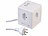 revolt 4-fach-Steckdosen-Würfel mit USB-C PD 20 W & 2x USB-A, QC, Halterung revolt Steckdosen-Würfel mit USB-Ports (Schweizer Stecker-Typ J)
