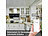 Luminea Home Control WLAN-Steckdose mit Stromverbrauchsmesser, Zeit- & Sprachsteuerung, 10A Luminea Home Control WLAN-Steckdosen mit Stromkosten-Messfunktion 