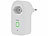 Luminea Home Control WLAN-Steckdose mit Stromverbrauchsmesser, Zeit- & Sprachsteuerung, 10A Luminea Home Control WLAN-Steckdosen mit Stromkosten-Messfunktion 