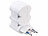 revolt 4er-Set Dreifach-Steckdosen für Typ J (Schweiz), 230 Volt, bis 2.300 W revolt Dreifach-Steckdosen für Typ J (Schweiz)