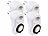 revolt 4er-Set mechanische 24-Std.-Timer für Steckdose Typ J, bis 2.300 Watt revolt Mechanische Zeitschaltuhren für Stromanschluss Typ J (Schweiz)