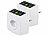 revolt 2er-Set Countdown-Timer für Steckdose Typ J, bis 6 Std., bis 2.300 W revolt Countdown-Timer für Steckdosen Typ J (Schweiz)